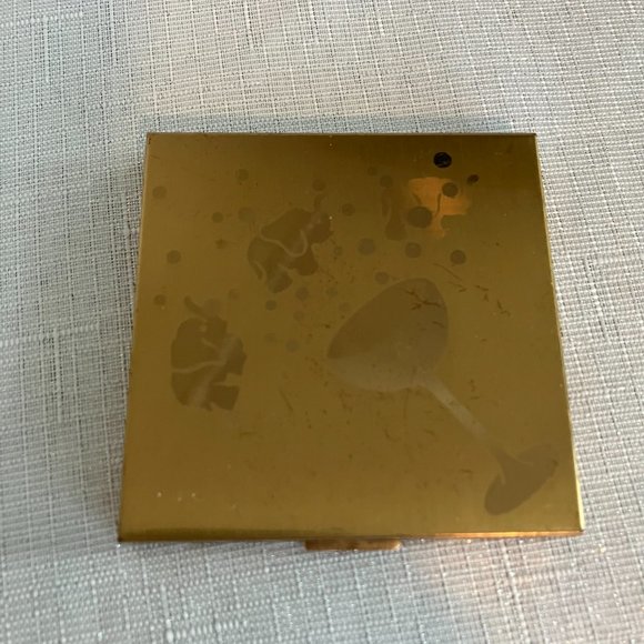 Rare Pilcher Antique "Martini" Brass and Copper Powder Compact with Mirror - Picture 5 of 7